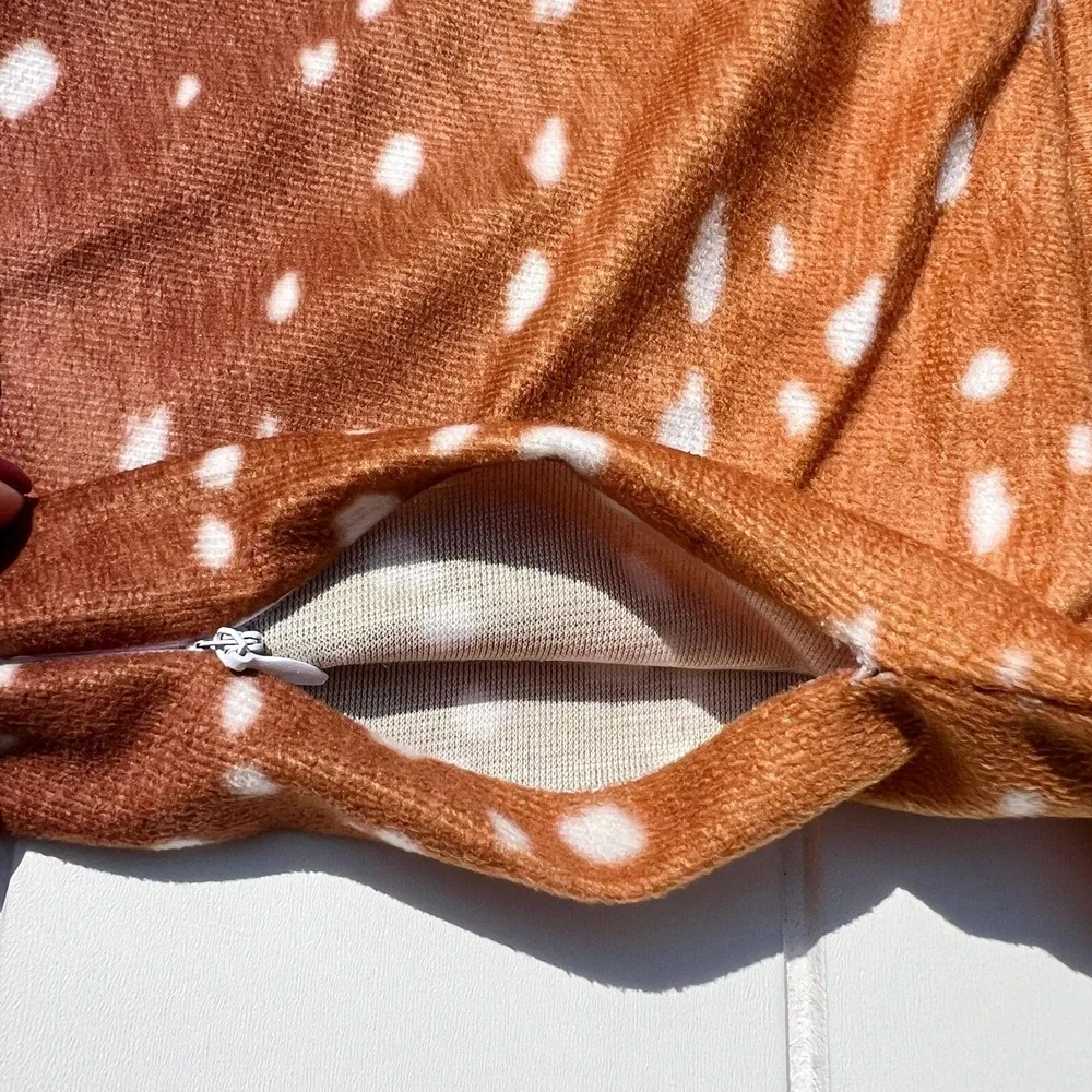 Handmade Spotted Bambi Pattern Throw Pillow Covers | 18